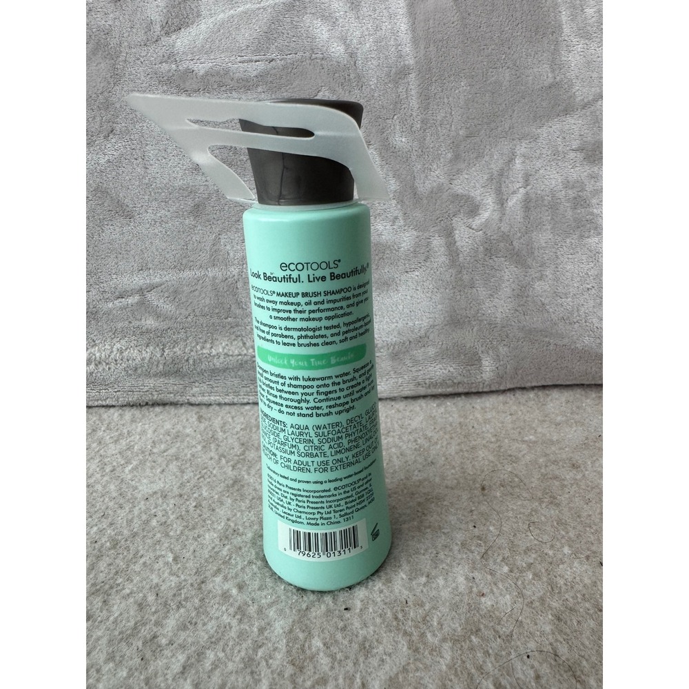 EcoTools Makeup Brush Shampoo 6oz 177ml Deep Cleansing Hypoallergenic 1311